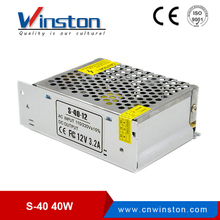 S-40 40w 100-240v ac/dc led power supply 5V ~ 24v cctv switch mode power supply with CE ROHS