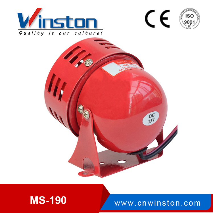 China Ms 190 Dc Motor Alarm Siren Motor Alarm Siren Alarm Siren Yueqing Winston Electric Co Ltd 乐清市威士顿电气有限公司