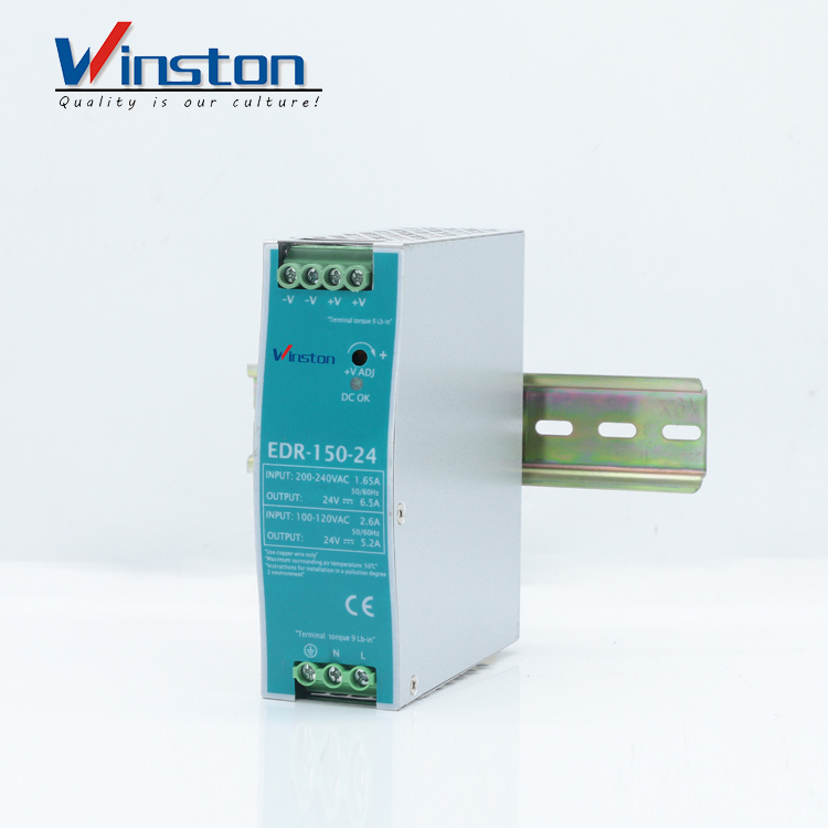 Winston NDR150-24 Single Output 24V 150W Din Rail Switching Power Supply