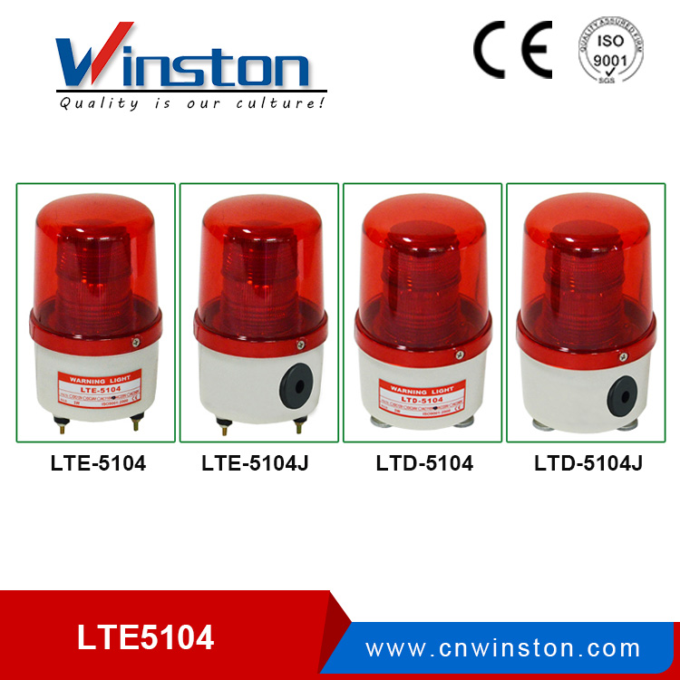 LTE-5104J Blinking warning light DC12V 24V AC 110V 220V - Buy warning