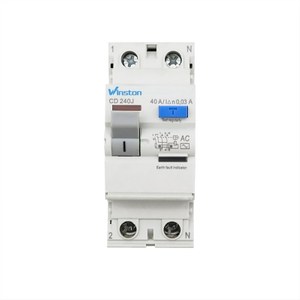 CD 2P 6-63A 230V 30MA 100MA RCCB Mini Leakage Circuit Breaker