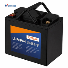 12V 30AH 0.38KWH Cell Solar Energy LiFePO4 Li-Ion Storage Lithium Ion Battery